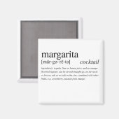 Der Margarita - der perfekte Tequila-Cocktail Magnet (Vorderseite/Rückseite)