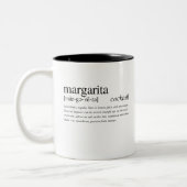 Der Margarita - der perfekte Tequila-Cocktail Zweifarbige Tasse (Links)