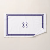 Der Marineanker Badhandtuch Set (Handtuch)
