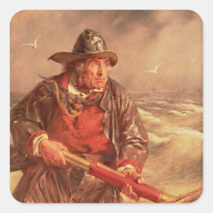 Der Mariner Quadratischer Aufkleber