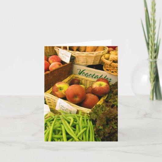 Der Markt-Anmerkungs-Karte der Bauern Karte (Vorderseite)