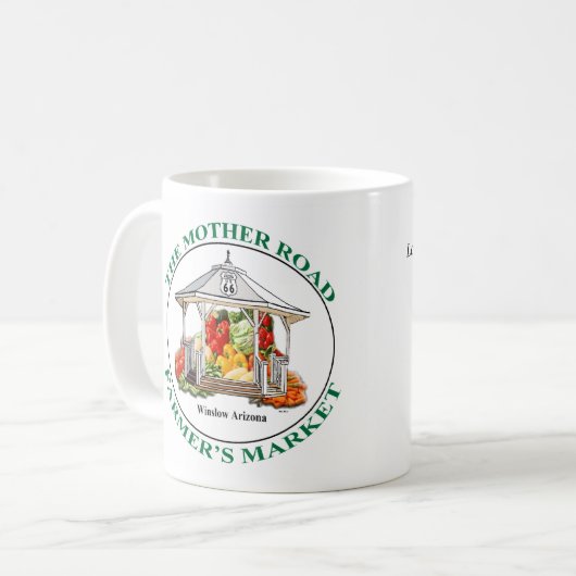 DER MARKT DER MUTTER-LANDWIRTSCHAFT Klassische Tas Kaffeetasse (Vorderseite Links)