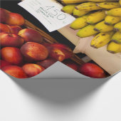 Der Markt-Frucht-Stand des Bauern Geschenkpapier (Ecke)