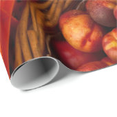 Der Markt-Frucht-Stand des Bauern Geschenkpapier (Rolleneckpunkt)