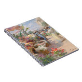 Der Markt für Blume | Victor Gabriel Gilbert Notizblock (Rechte Seite)