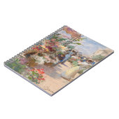 Der Markt für Blume | Victor Gabriel Gilbert Notizblock (Linke Seite)