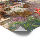 Der Markt für Blume | Victor Gabriel Gilbert Poster (Ecke)