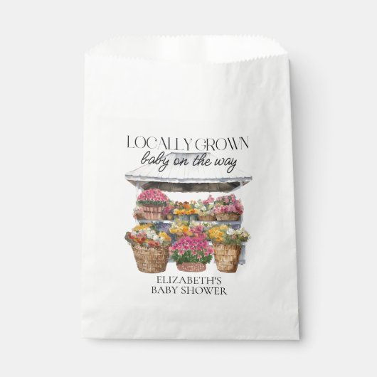 Der Markt für Blumenzwiebeln Geschenktütchen (Vorderseite)