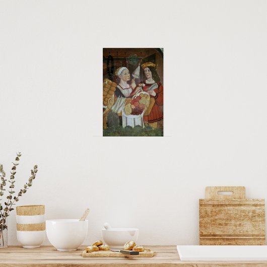 Der Markt für Gemüse Poster (Küche)