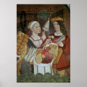 Der Markt für Gemüse Poster (Vorne)