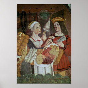 Der Markt für Gemüse Poster