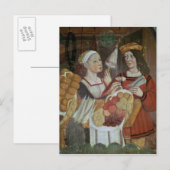 Der Markt für Gemüse Postkarte (Vorne/Hinten)
