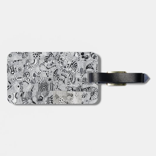 Der Markt Gepäckanhänger (Rückseite horizontal)