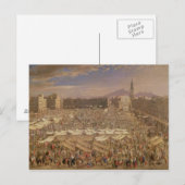 Der Markt in Neapel Postkarte (Vorne/Hinten)