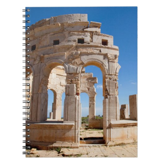 Der Markt, Leptis Magna, Al Khums District Notizblock (Vorderseite)