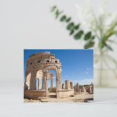 Der Markt, Leptis Magna, Bezirk Al Khums Postkarte (Stehend Vorderseite)