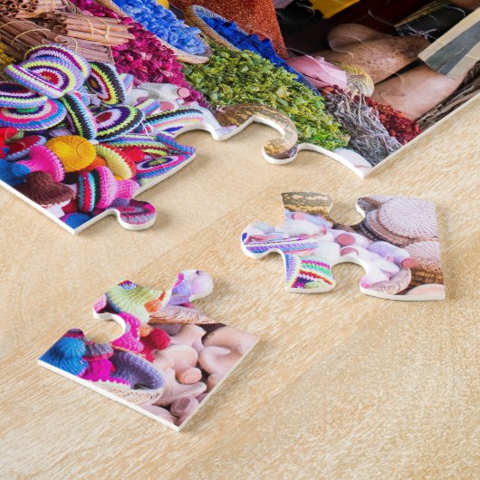 Der Markt Marrakesch, Puzzle Marroco Jigsaw (Seite)