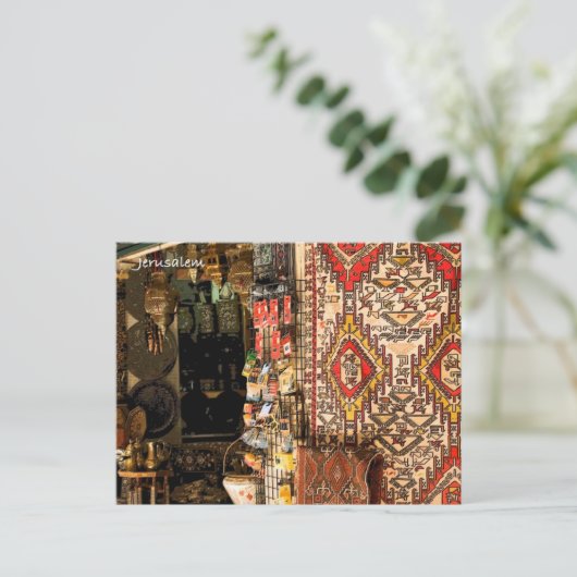 Der Markt Postkarte (Stehend Vorderseite)