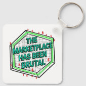 Der Markt war brutal Schlüsselanhänger (Rückseite)