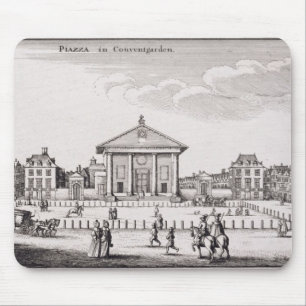 Der Marktplatz in Covent Garten, 1647 (Stich) Mousepad