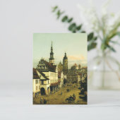 Der Marktplatz in Pirna bei Bernardo Bellotto Postkarte (Stehend Vorderseite)