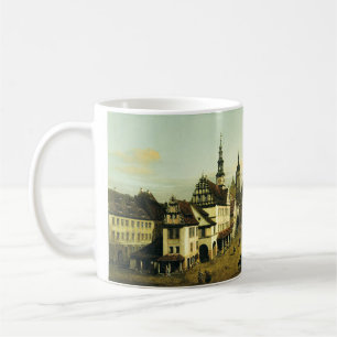 Der Marktplatz in Pirna von Bernardo Bellotto Kaffeetasse