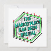 Der Marktplatz ist brutal gewesen Save The Date (Rückseite)