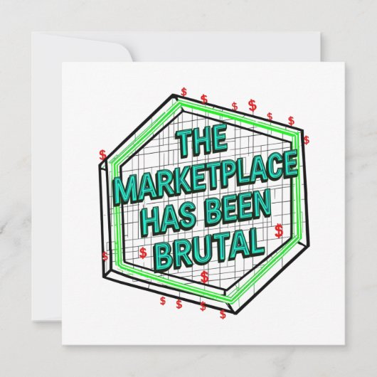 Der Marktplatz ist brutal gewesen Save The Date (Vorderseite)