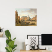 Der Marktplatz mit den Raadhuis Poster (Heimbüro)