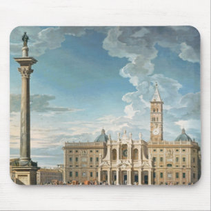 Der Marktplatz Santa Maria Maggiore, 1752 Mousepad