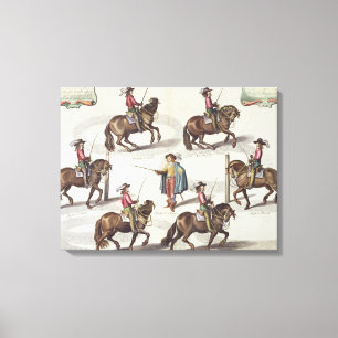 Der Marquis von Newcastle Kapitän Mazin ein Ri Leinwanddruck