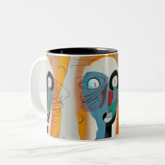 Der Mars Zweifarbige Tasse (Vorderseite Links)