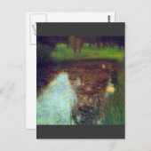 Der Marsch von Gustav Klimt Postkarte (Vorne/Hinten)