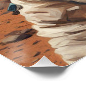 Der Marsexplorer KI Poster (Ecke)