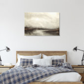 Der Marsh Beckons Abstrakte Landschaft Leinwanddruck (Insitu (Schlafzimmer))