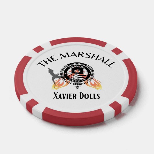 Der Marshall Pokerchips (Einzeln)