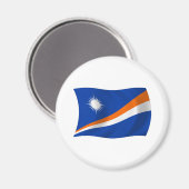 Der Marshallinseln Flagge Magnet (Vorderseite/Rückseite)