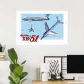 Der Martin XB-51 Poster (Heimbüro)