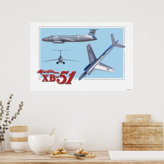 Der Martin XB-51 Poster (Küche)