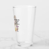 Der Martini ließ mich sagen, es ist dunkel! Trinkg Glas (Links)