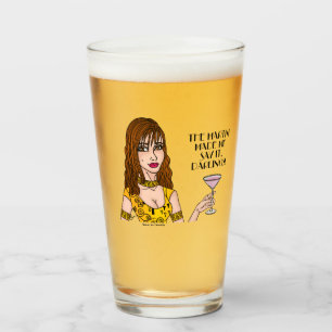 Der Martini ließ mich sagen, es ist dunkel! Trinkg Glas