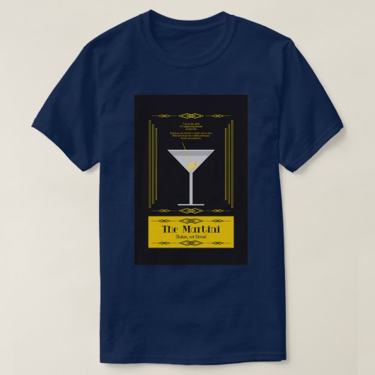Der Martini T-Shirt (Design vorne)