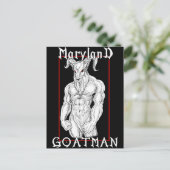 Der Maryland Goatman Postkarte (Stehend Vorderseite)