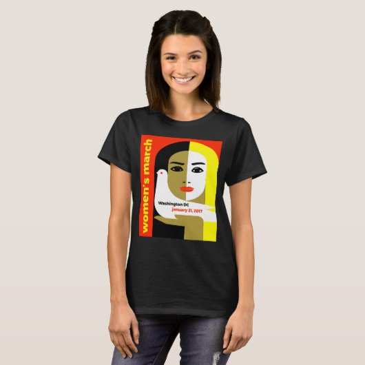 Der März der Frauen auf Washington 2017 T-Shirt (Vorne ganz)