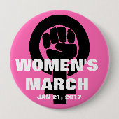 DER MÄRZ DER FRAUEN AUF WASHINGTON, AM 21. JANUAR BUTTON (Vorderseite)