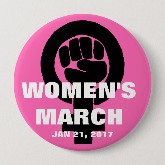 DER MÄRZ DER FRAUEN AUF WASHINGTON, AM 21. JANUAR BUTTON (Vorderseite)