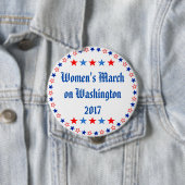 Der März der Frauen auf Washington Button (Beispiel)