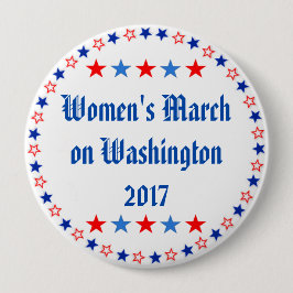 Der März der Frauen auf Washington Button