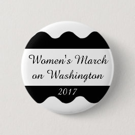 Der März der Frauen auf Washington Button