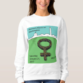 Der März der Frauen auf Washington DC Sweatshirt